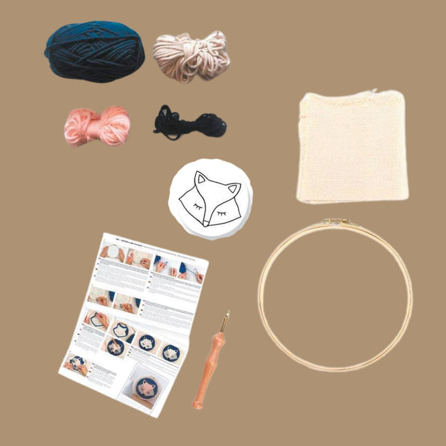 Punch Needle "Fox"  - DIY pakket