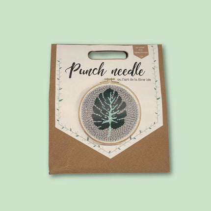 Punch Needle "Monstera"  - DIY pakket