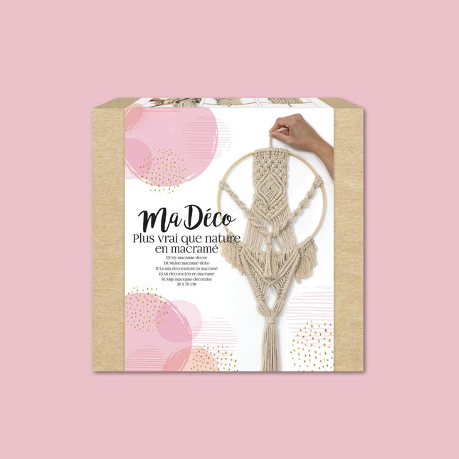 Ronde Macramé Muurhanger - DIY Pakket