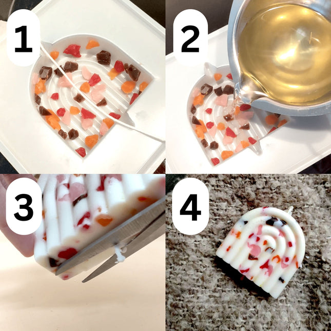 Terrazzo kaarsen maken - DIY pakket