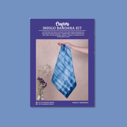 Tie-dye textiel verven (indigo) - DIY Pakket