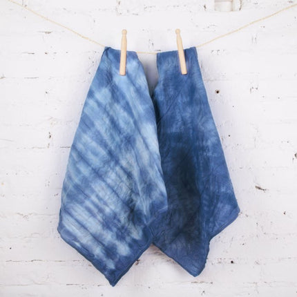 Tie-dye textiel verven (indigo) - DIY Pakket