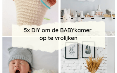 5x DIY om de BABYkamer op te vrolijken