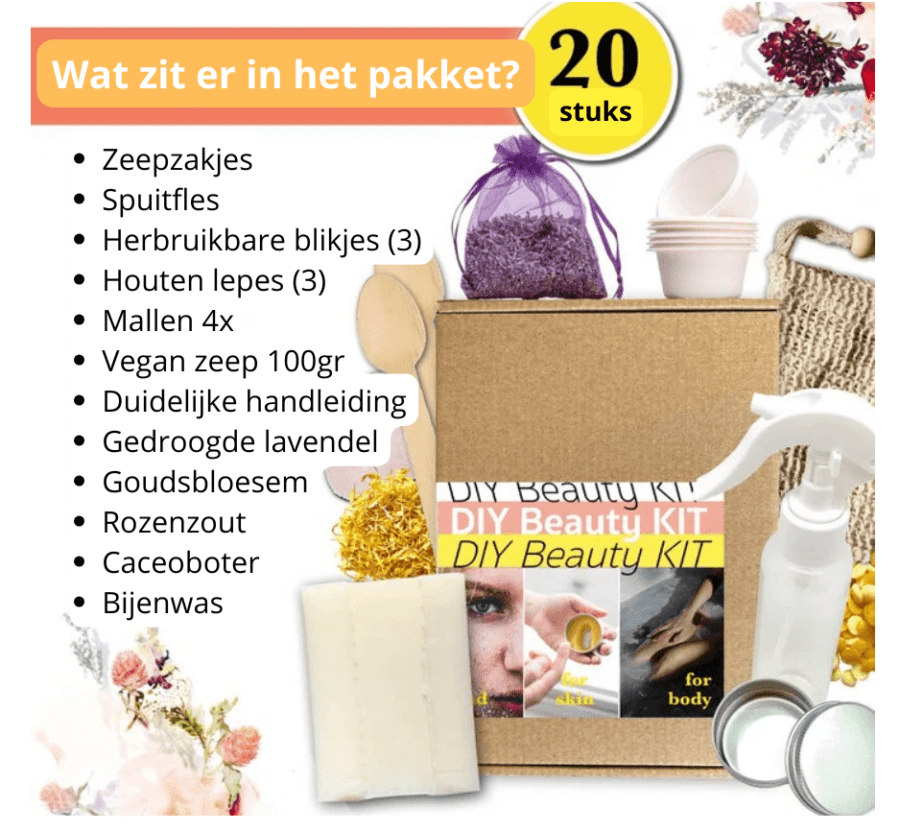 Beauty producten maken XL - DIY Pakket - Afbeelding 2