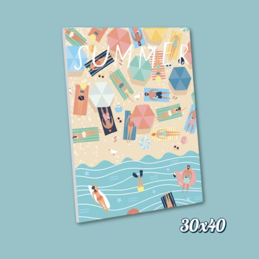 Schilderen-op-nummer "Strand" - DIY pakket