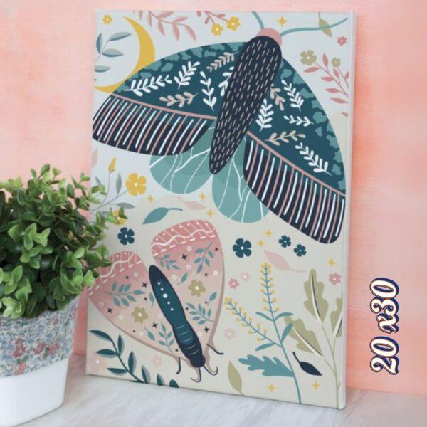 Schilderen-op-nummer "Vlinders" - DIY pakket