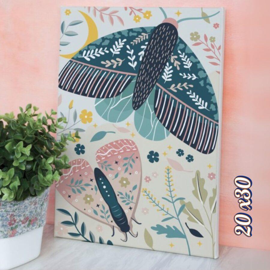Schilderen-op-nummer "Vlinders" - DIY pakket