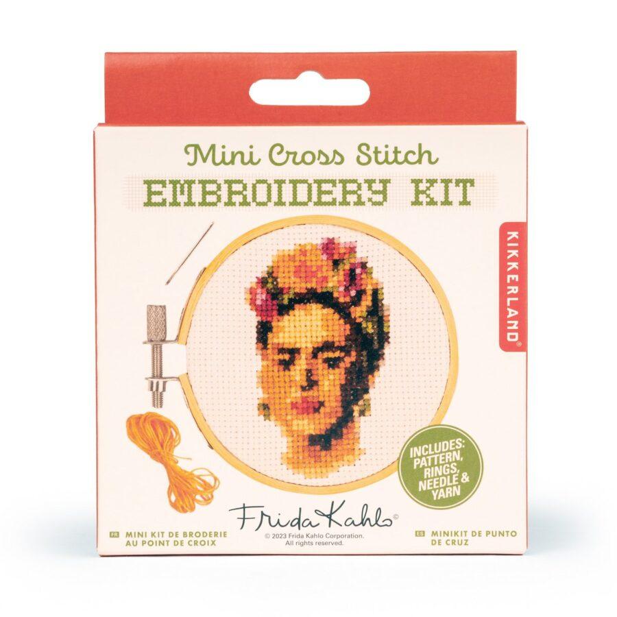 Kruissteek borduurset XS "Frida Kahlo"  - DIY pakket - Afbeelding 5